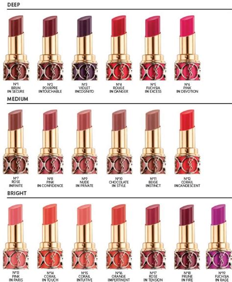 nordstrom ysl lip set|ysl lipstick color chart.